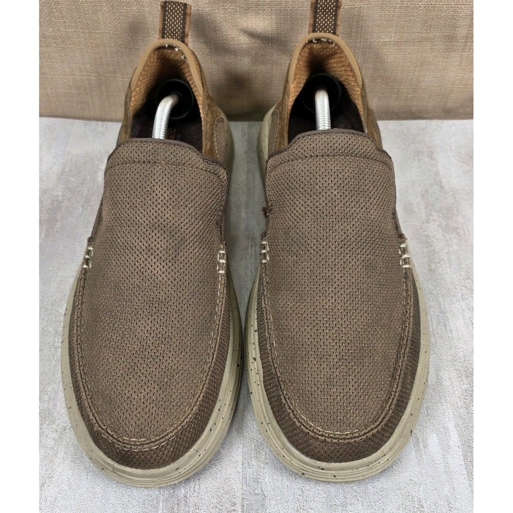 Skechers Proven Renco Classic Fit Brown Slip On Shoes Loafers‎ Men's Size 11.5